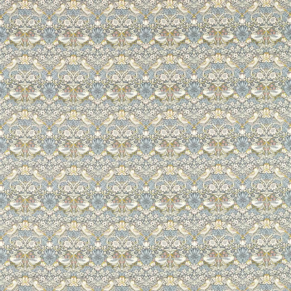 Clarke & Clarke Strawberry Thief Slate Fabric