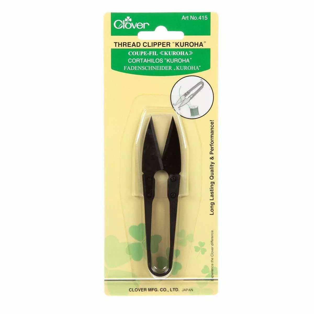 Clover 4.5″ Kuroha Thread Clipper Scissors CL415