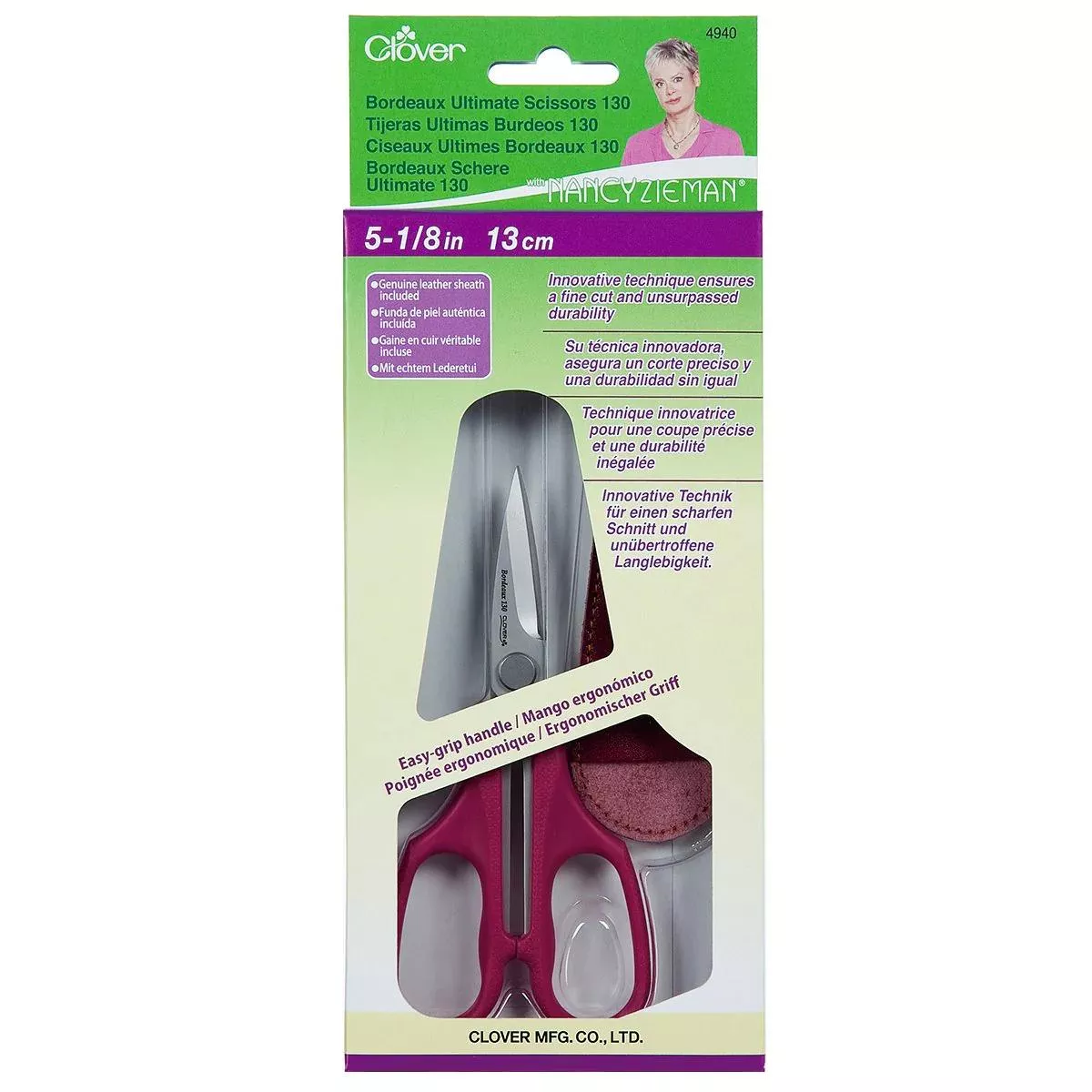 clover-5-1-8-red-bordeaux-ultimate-scissors-130-cl4940 Clover 5 1/8″ Red Bordeaux Ultimate Scissors 130 CL4940