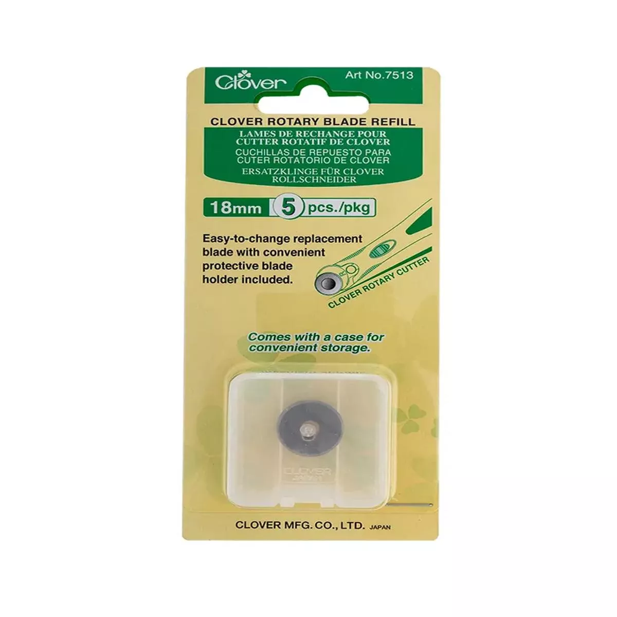 clover-5pk-18mm-rotary-blade-refill-cl7513 Clover 5pk 18mm Rotary Blade Refill CL7513