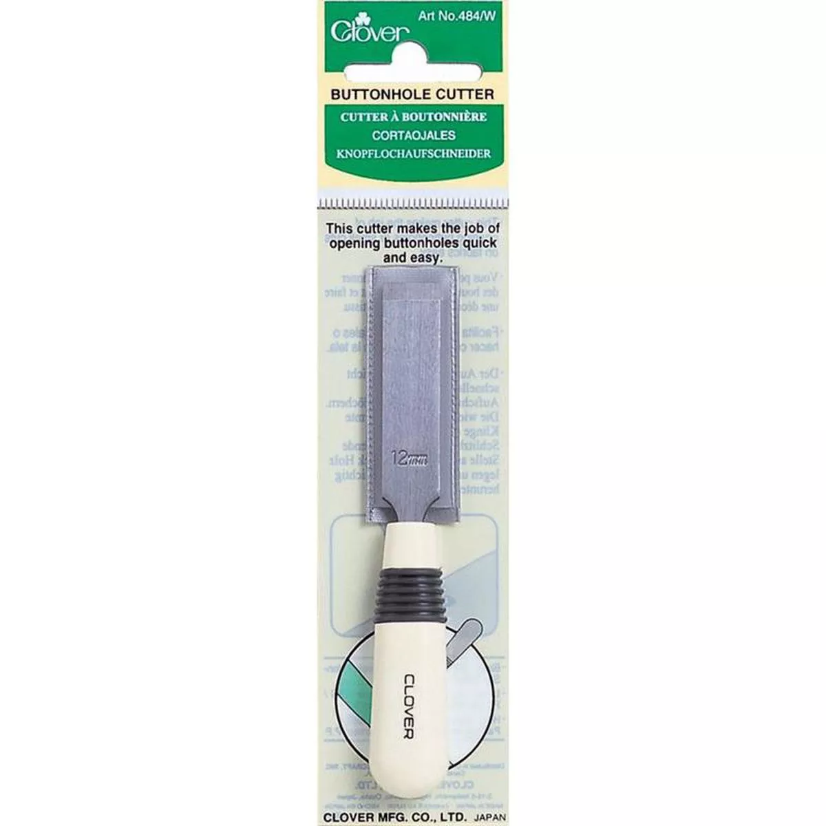Clover Button Hole Cutter CL484/W