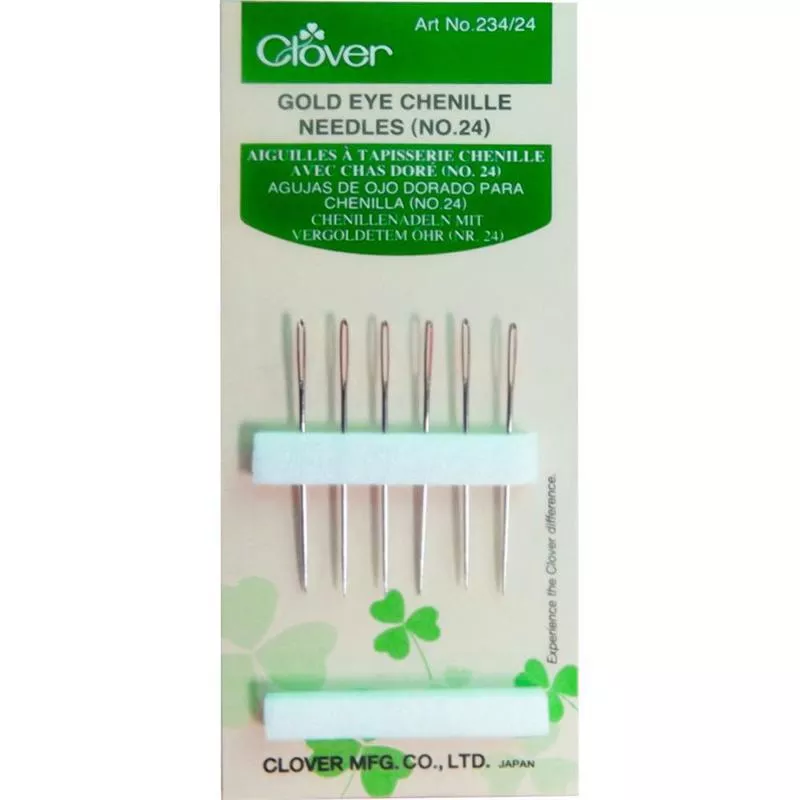 clover-chenille-gold-eye-needles-cl234 Clover Chenille Gold Eye Needles CL234