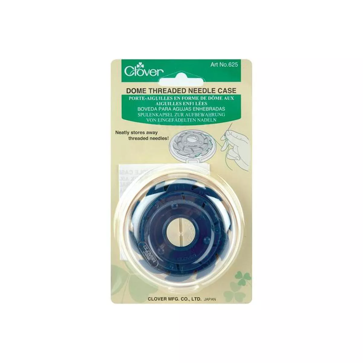 clover-dome-threaded-needle-case-cl625 Clover Dome Threaded Needle Case CL625
