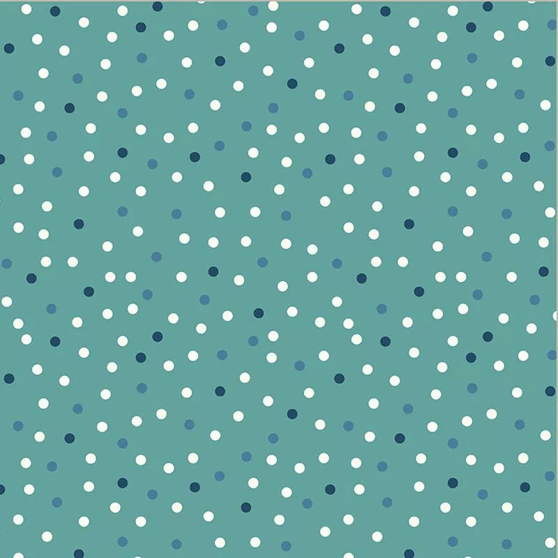 Clover & Dot – Polka Dot Soft Teal