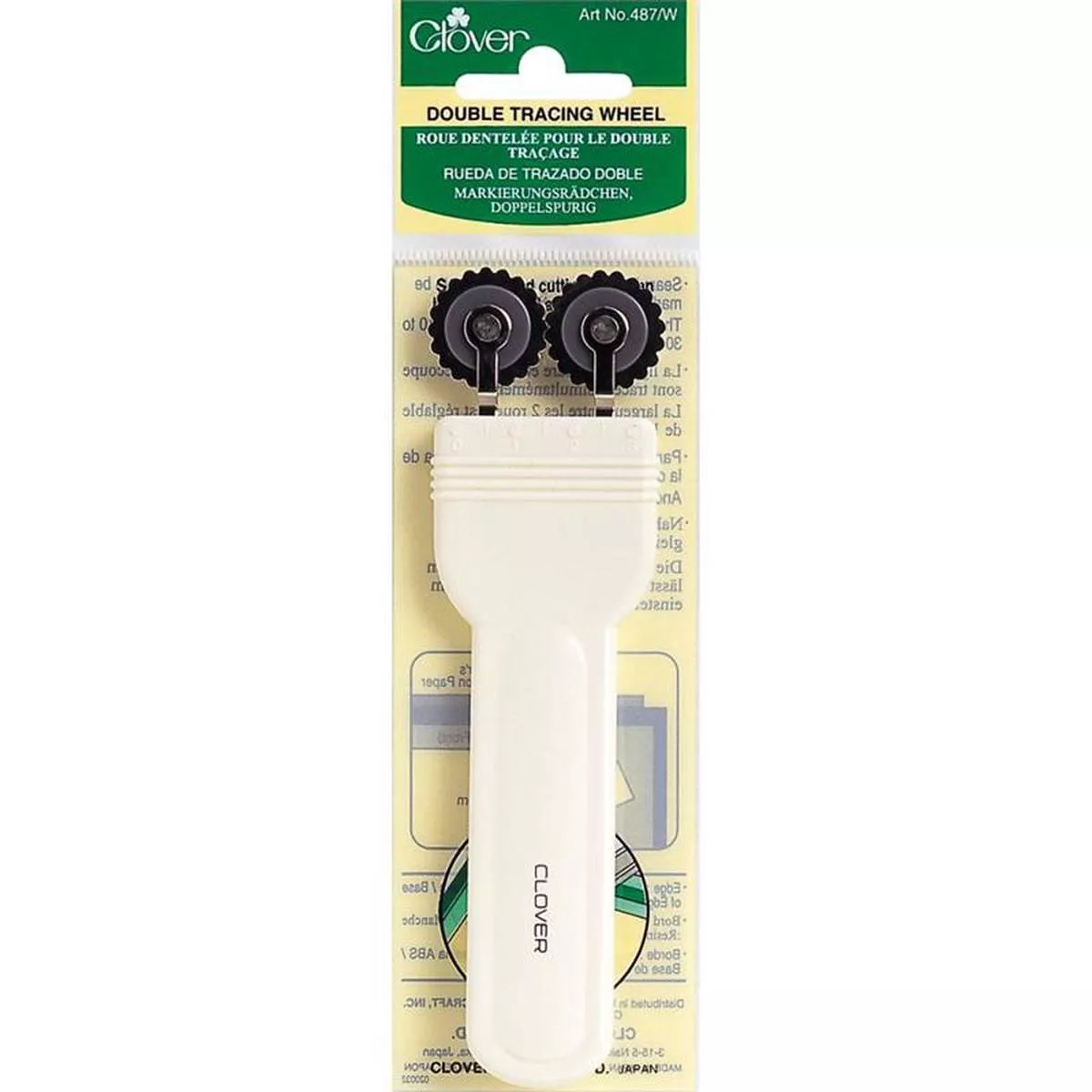 clover-double-tracing-wheel-cl487-w Clover Double Tracing Wheel CL487/W