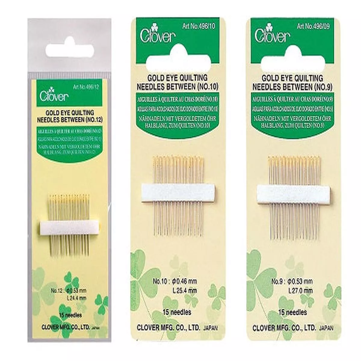 clover-gold-eye-quilting-between-needles Clover Gold Eye Quilting Between Needles