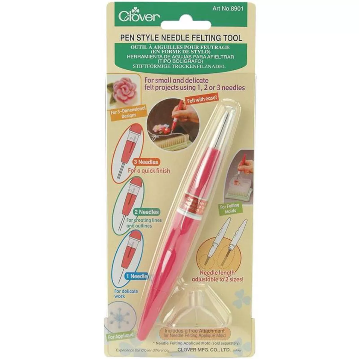 clover-pen-style-felting-needle-tool-cl8901 Clover Pen Style Felting Needle Tool CL8901