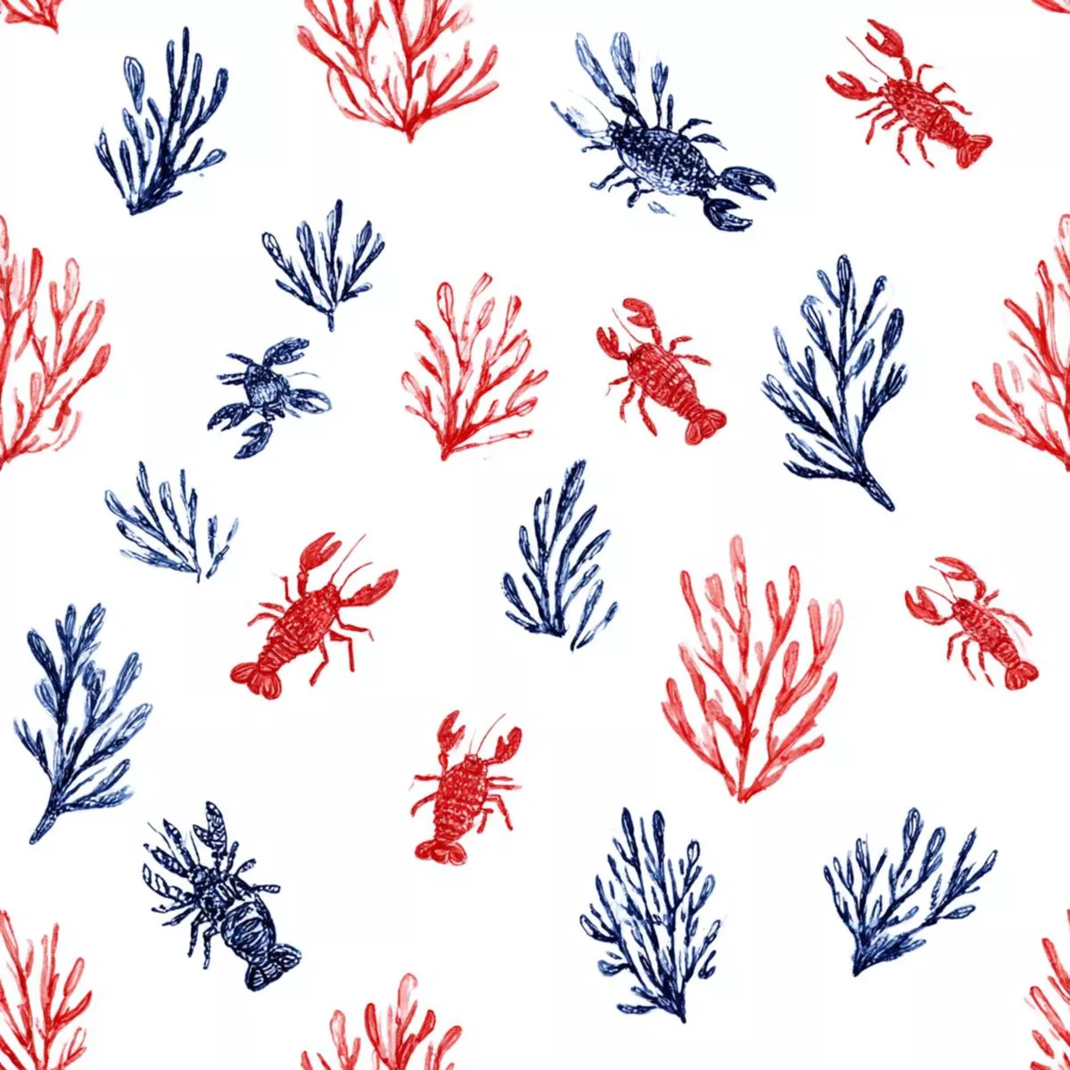 Coastal Coquette Pattern 12 Quilting Cotton Fabric