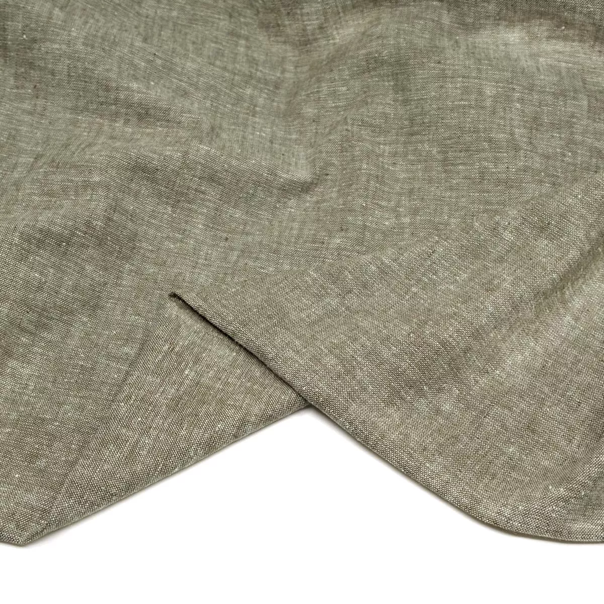 Coastal Linen Cotton Chambray – Shale
