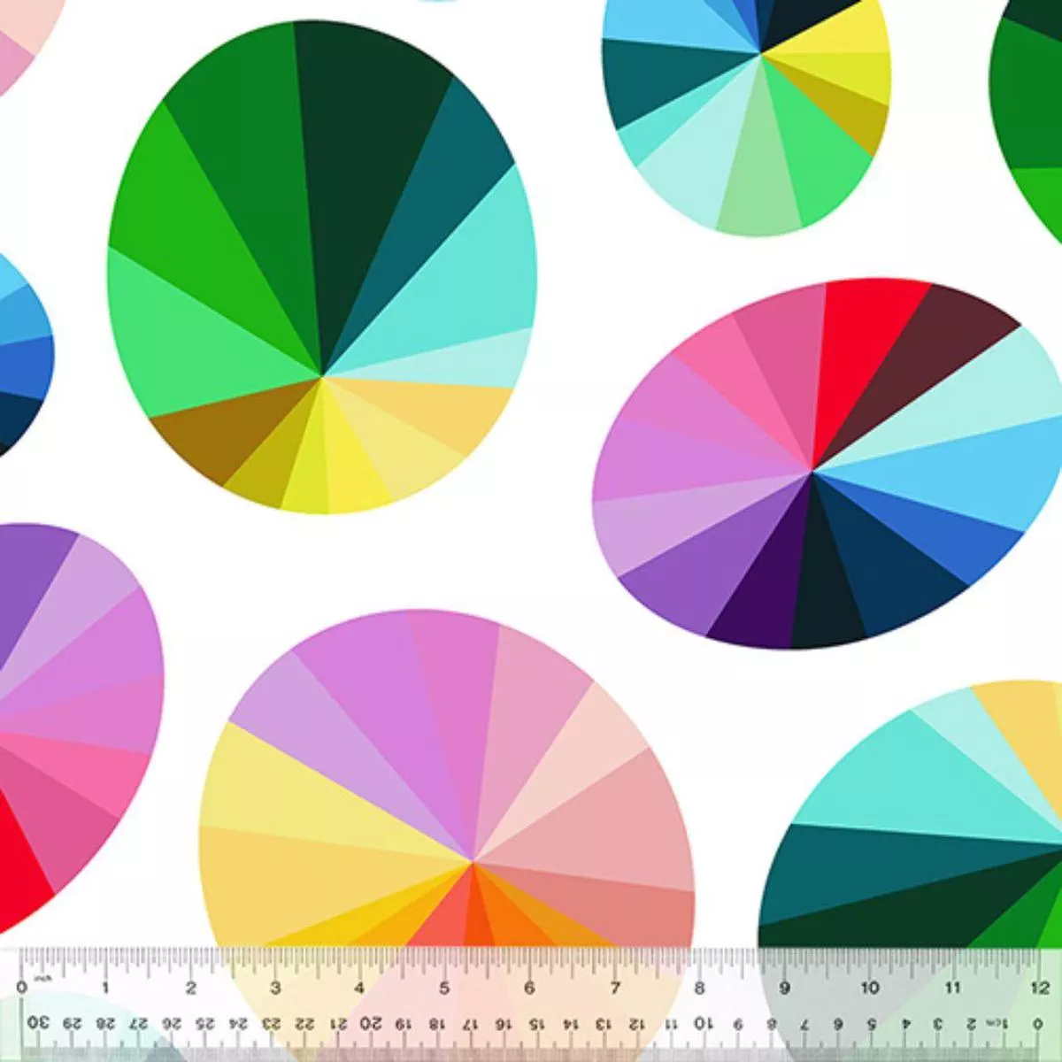 color-wheels-white-108-wide-back-by-windham-studio Color Wheels White 108″ Wide Back by Windham Studio