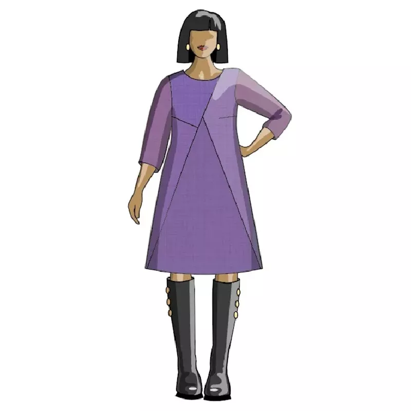 colourblock-dress Colourblock Dress