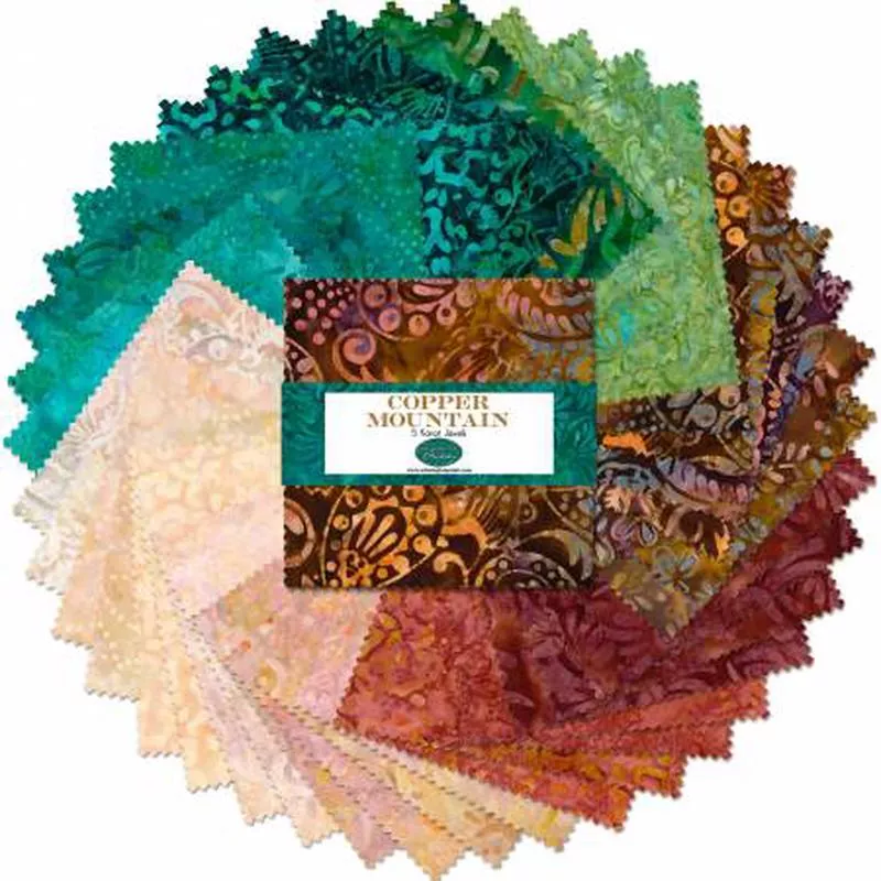 Copper Mountain Batik Charm Pack