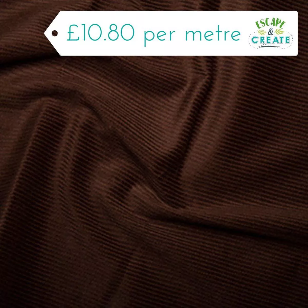 cord-cotton-8-wale-in-plain-brown Cord (Cotton 8 Wale) in Plain Brown