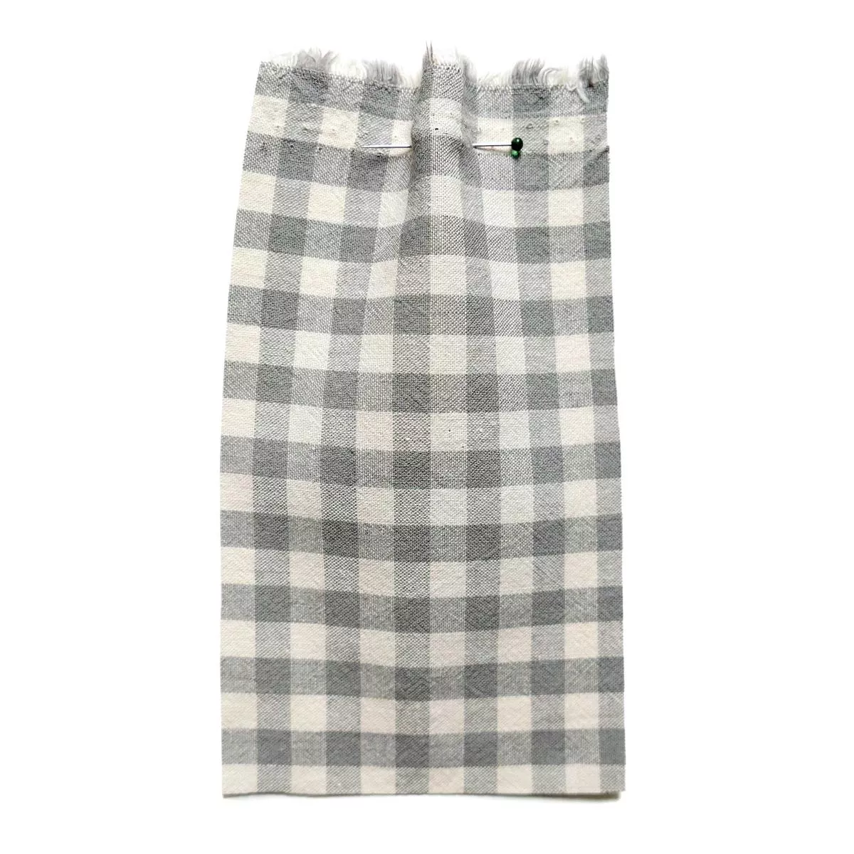 cotton-linen-gingham-steel-grey Cotton & Linen Gingham Steel Grey