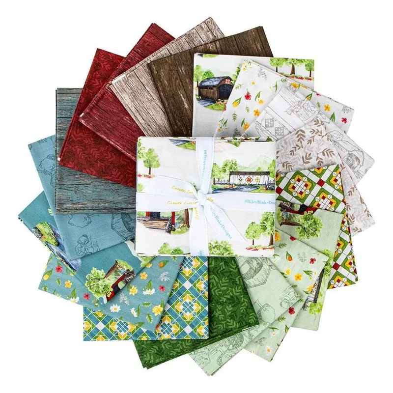 covered-bridges-in-spring-fat-quarter-bundle Covered Bridges in Spring Fat Quarter Bundle