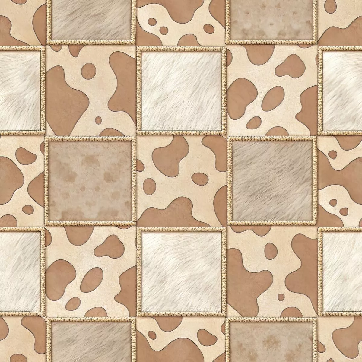 Cow Print Pattern 1 Quilting Cotton Fabric