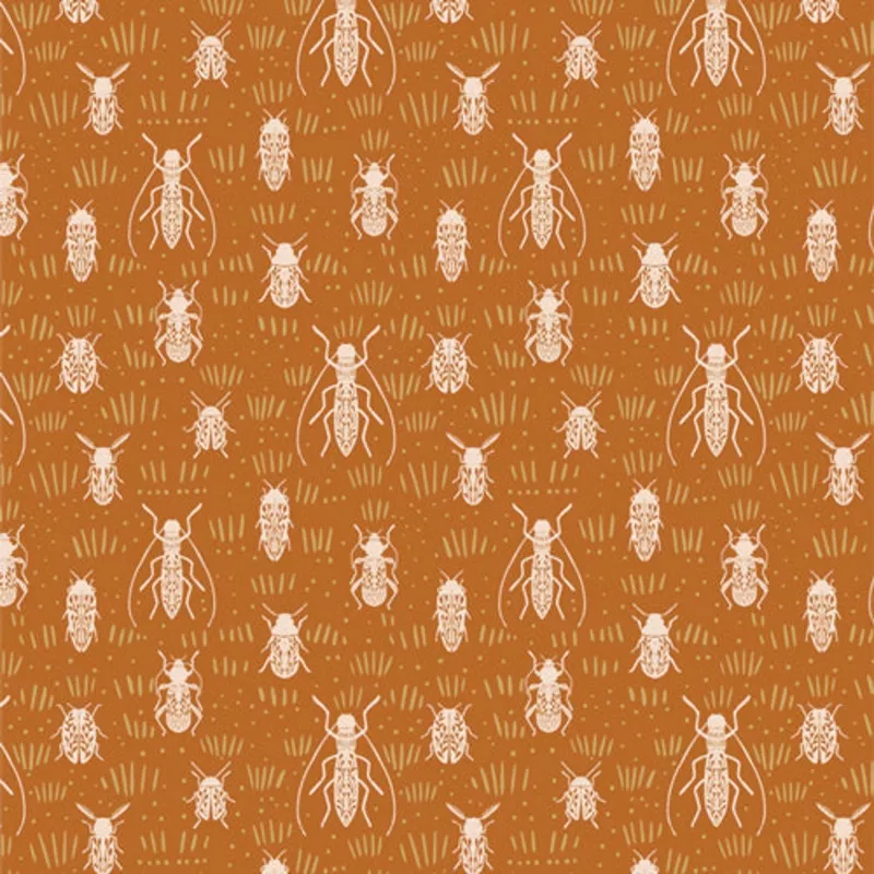 Coyote Hill, Beetle Parade Sun Fabric