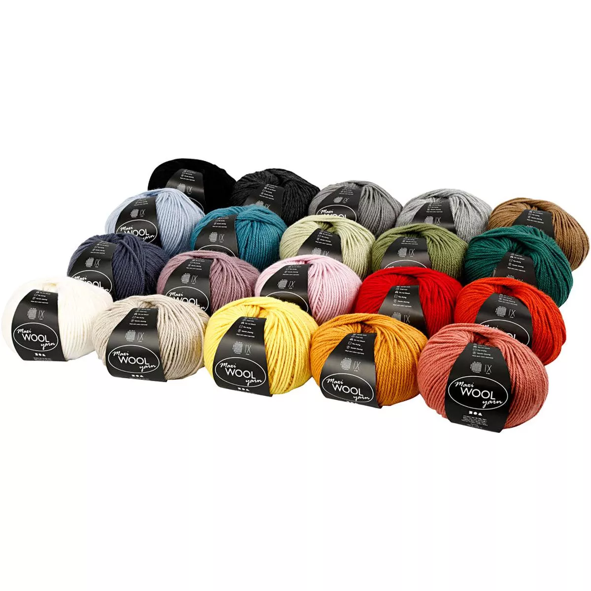 creativ-wool-yarn-100g-assorted-colours-20x100g-1-pack Creativ Wool Yarn 100g – assorted colours | 20x100g/ 1 pack