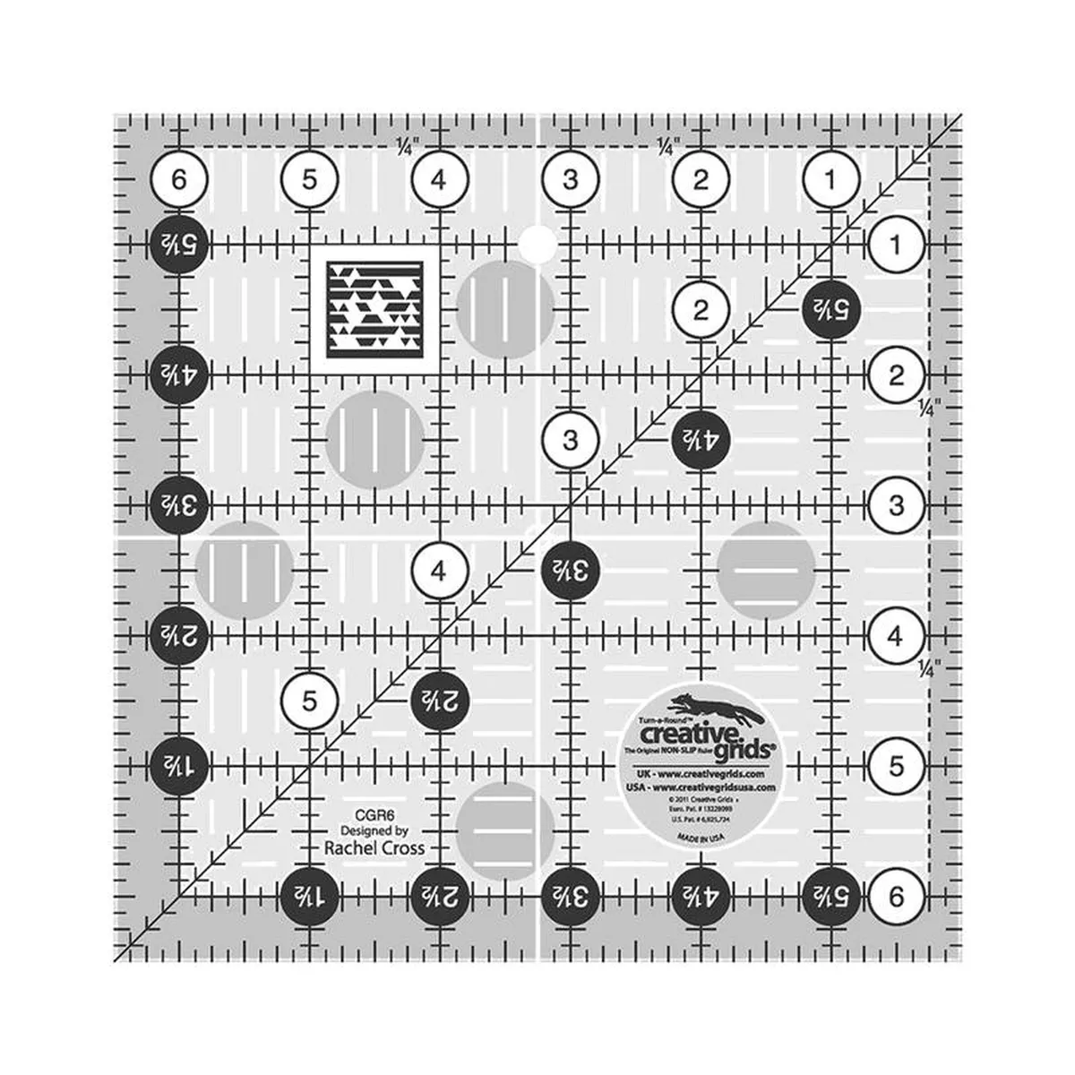 creative-grids-658243-square-ruler-cgr6 Creative Grids 658243 Square Ruler CGR6
