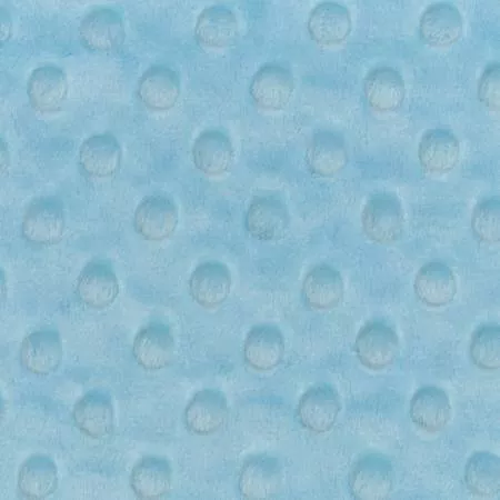 Cuddle Dimple Dot BABY BLUE Solid (MInky)