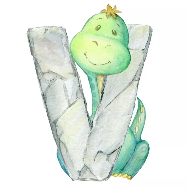 cute-dinosaur-v-fabric-panel Cute Dinosaur “V” Fabric Panel