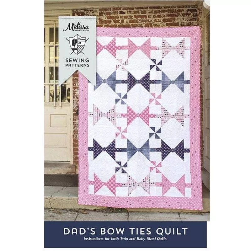 Dad’s Bow Ties Quilt Pattern by Melissa Mortenson