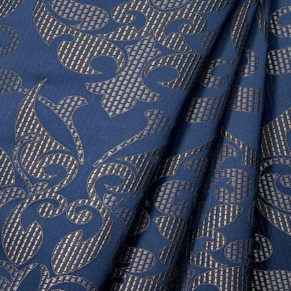 dark-matter-fabric-by-yard-navy-blue-silvery-gray ‘Dark Matter’ Fabric by the Yard (Navy Blue/ Silvery Gray)