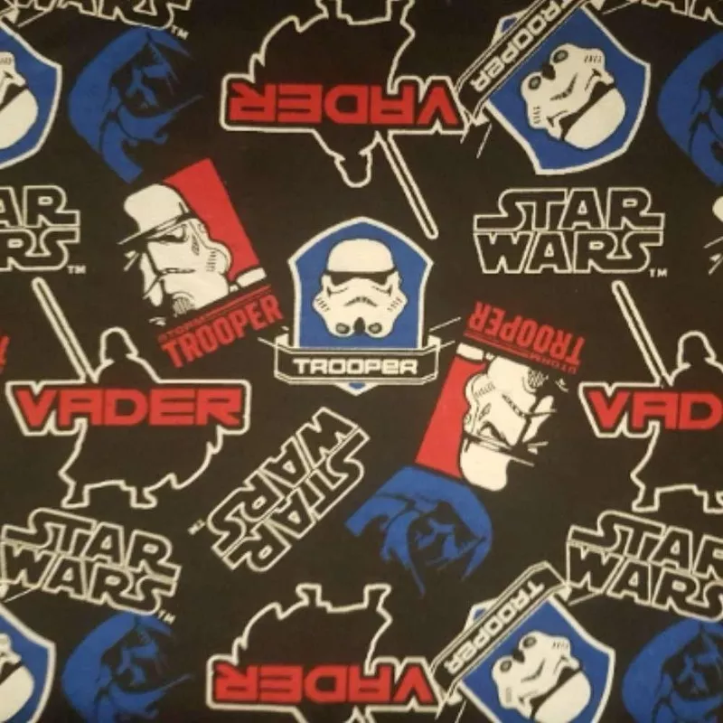 darth-vader-stormtroopers-star-wars-flannel-fabric Darth Vader, Stormtroopers Star Wars FLANNEL Fabric