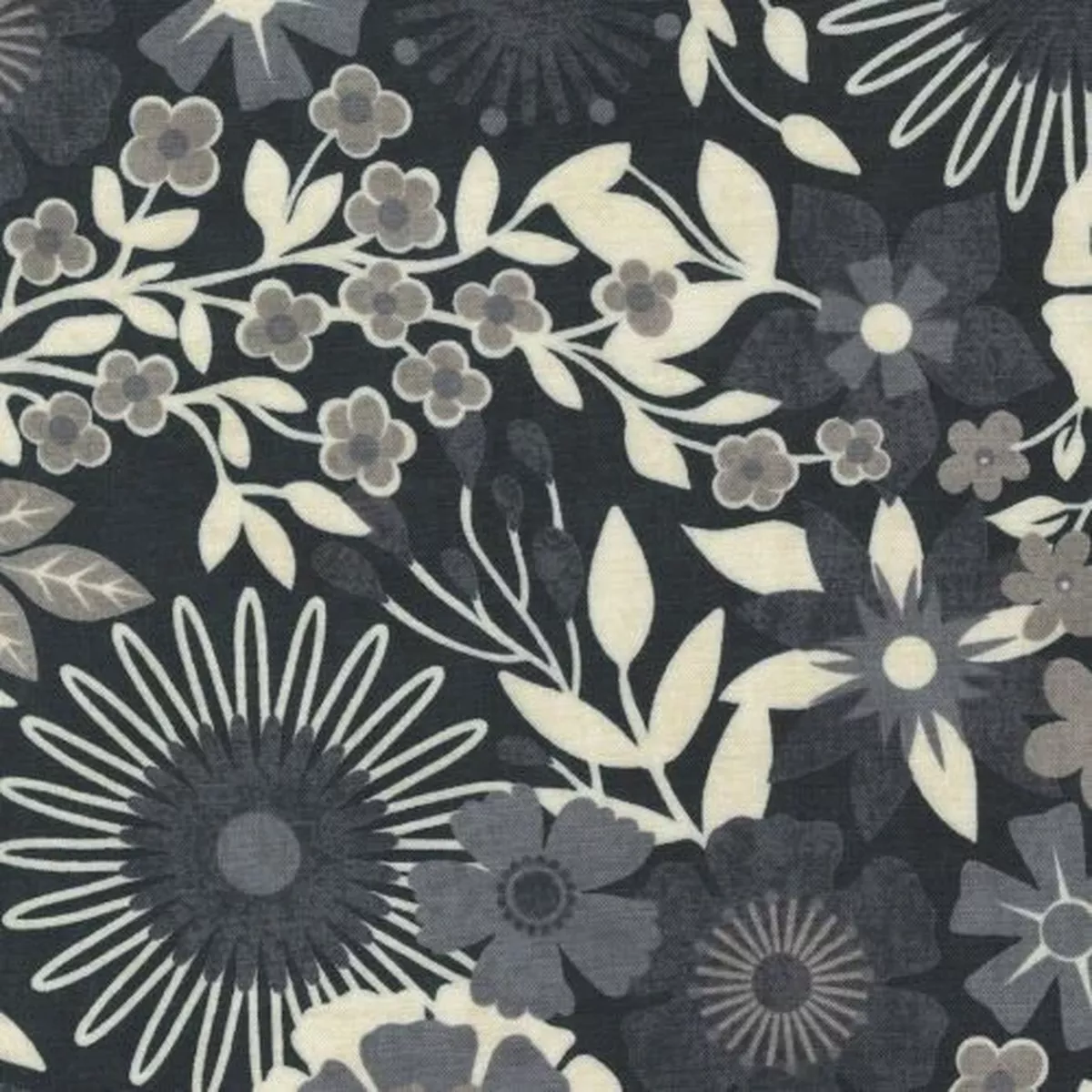 date-night-by-basicgrey-moda-black-dress-large-floral-30710-16 Date Night By BasicGrey For Moda – Black Dress Large Floral#30710-16
