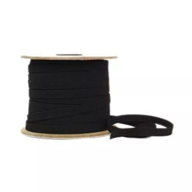 designer-s-choice-elastic-flat-braid-3-8-black Designer’s Choice Elastic Flat Braid 3/8″ Black
