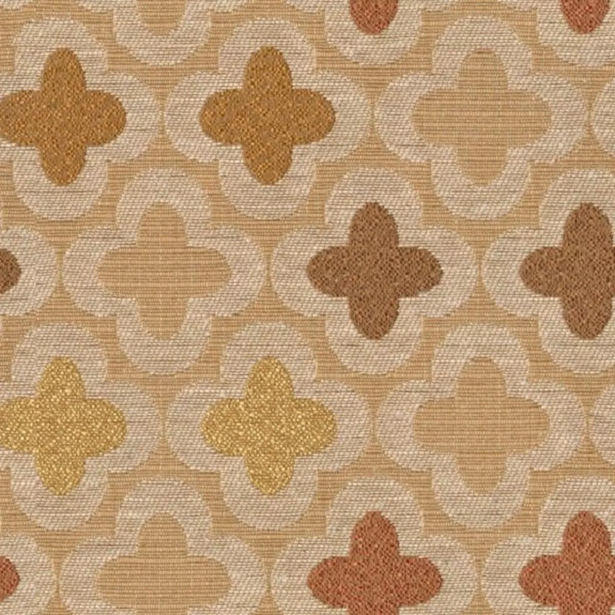 designtex-bunta-cumin-quatrefoil-pattern-beige-upholstery-fabric Designtex Bunta Cumin Quatrefoil Pattern Beige Upholstery Fabric