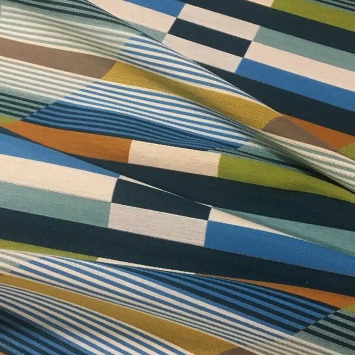designtex-queue-tidal-geometric-stripe-blue-upholstery-fabric Designtex Queue Tidal Geometric Stripe Blue Upholstery Fabric