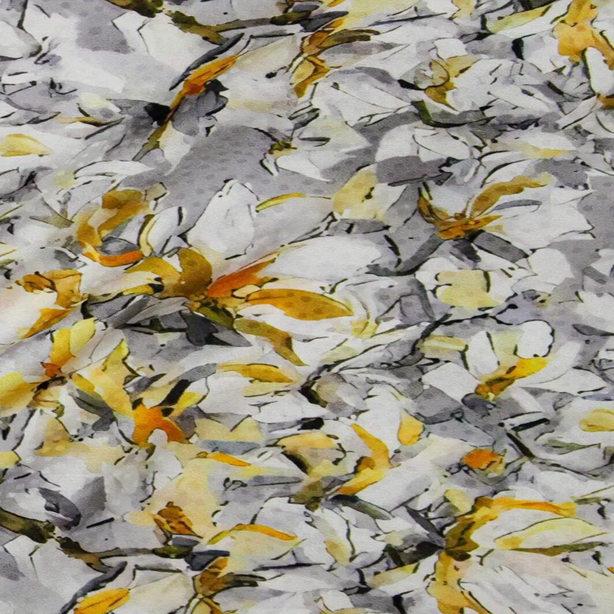 digital-abstract-bouquet-jacquard-grey-yellow Digital Abstract Bouquet Jacquard Grey / Yellow