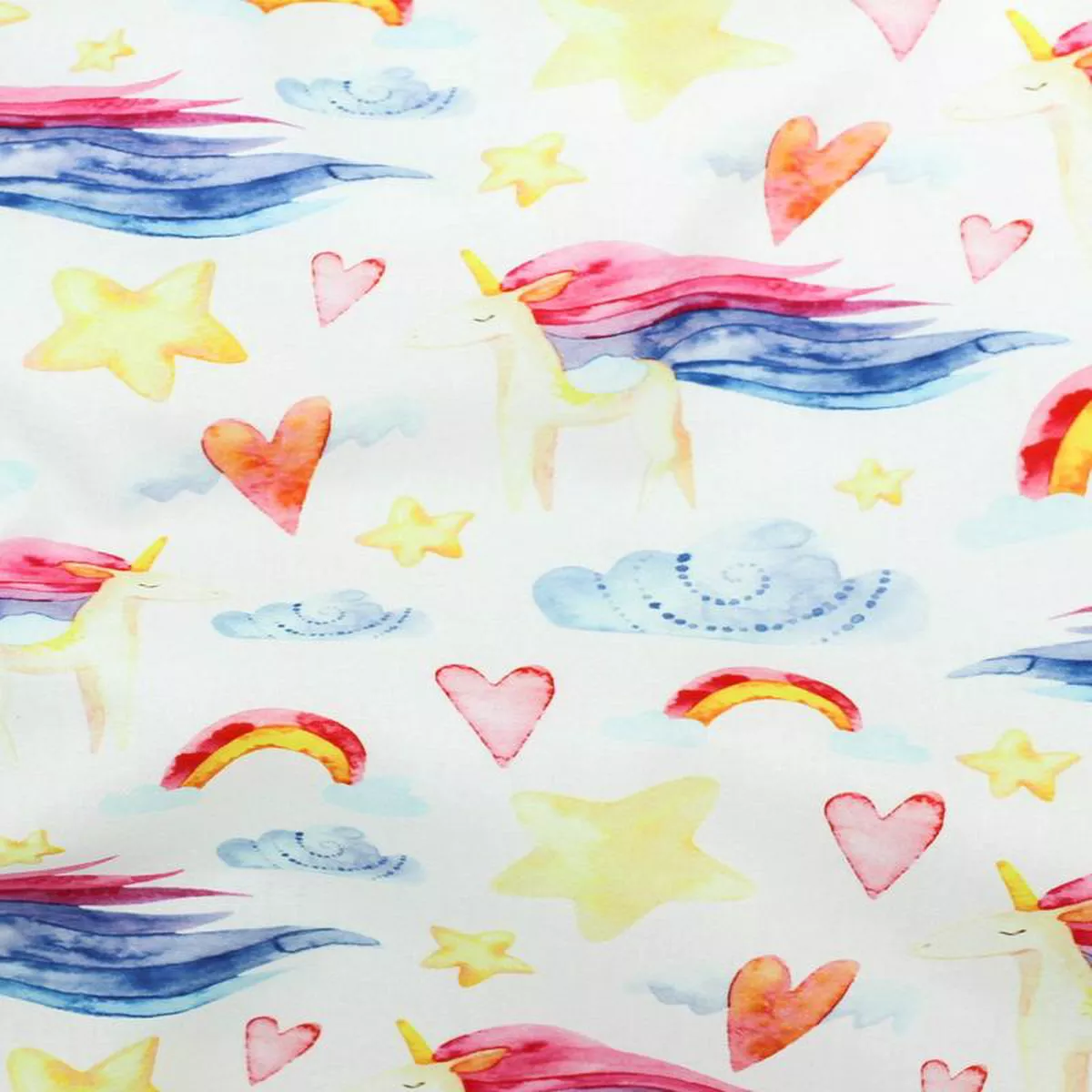 Digital Unicorn Lawn Ivory Multi