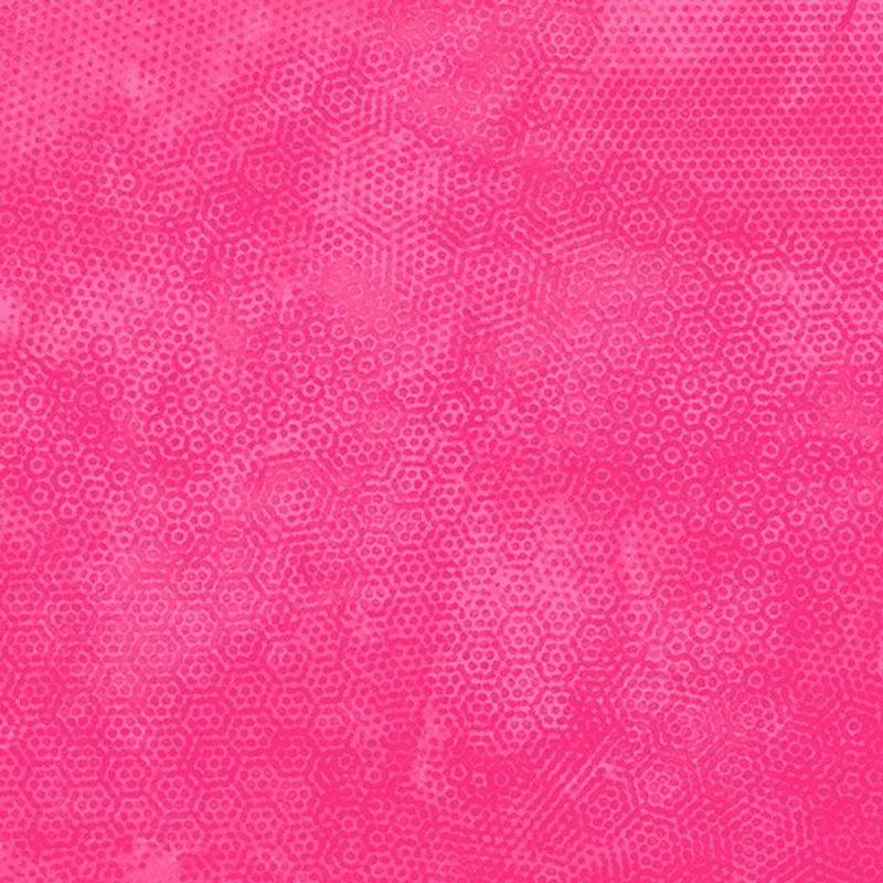 Dimples – Scorching Pink – Cotton Fabric