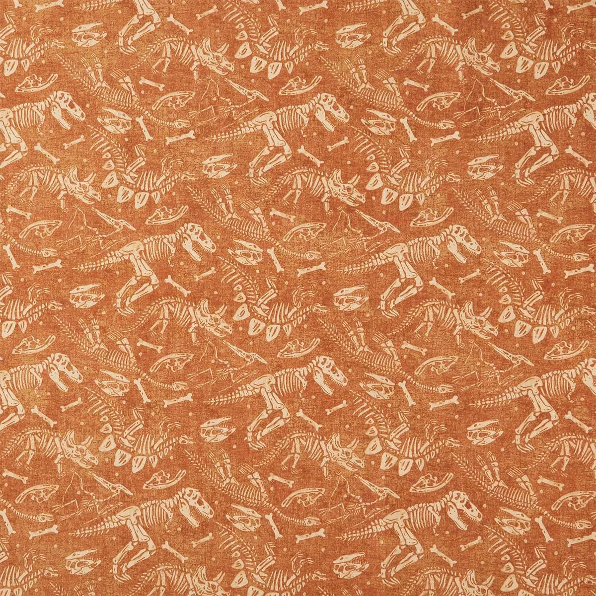 dino-roar-dino-bones-rust-yardage Dino Roar – Dino Bones Rust Yardage