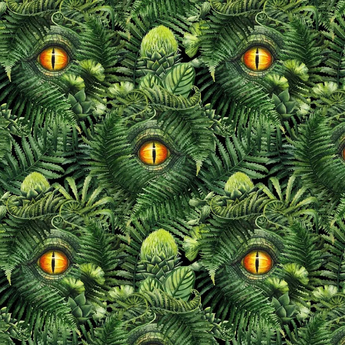 dinosaur-eye-fabric-green-black Dinosaur Eye Fabric – Green/Black