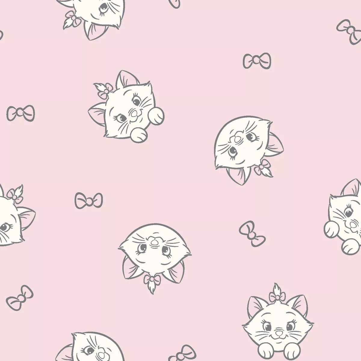 disney-aristocats-kitty-bows-fabric Disney Aristocats Kitty Bows Fabric