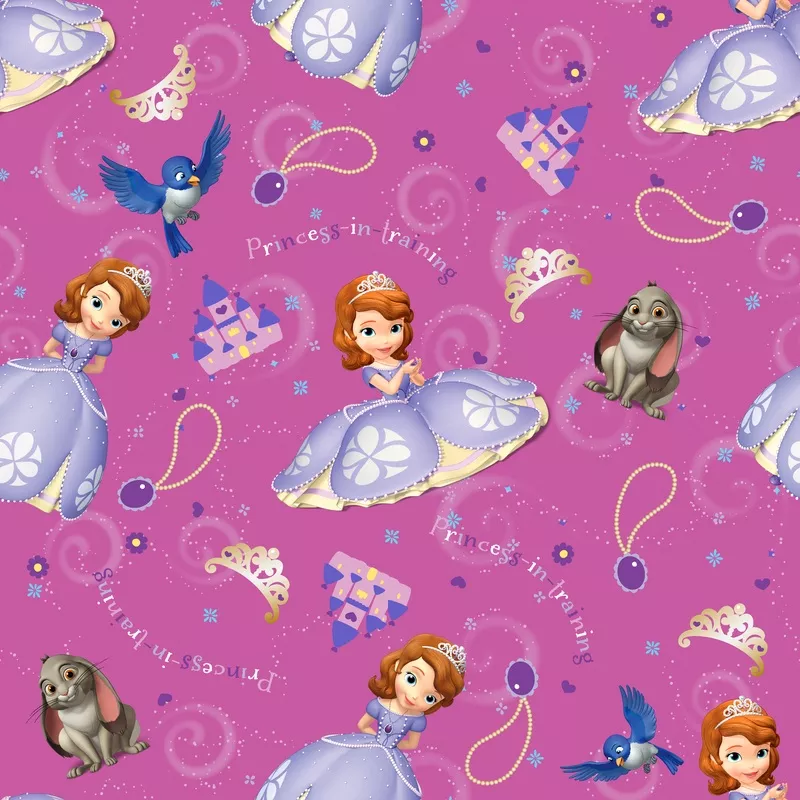 Disney Jr’s. Sofia the First Princess in Training Fabric