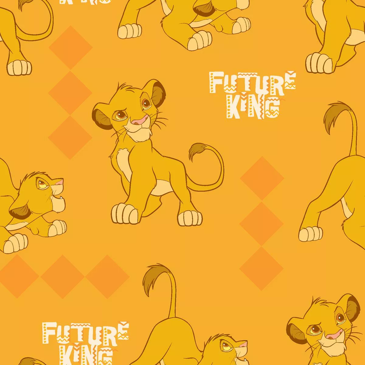 disney-lion-king-simba-future-king-fabric Disney The Lion King Simba Future King Fabric