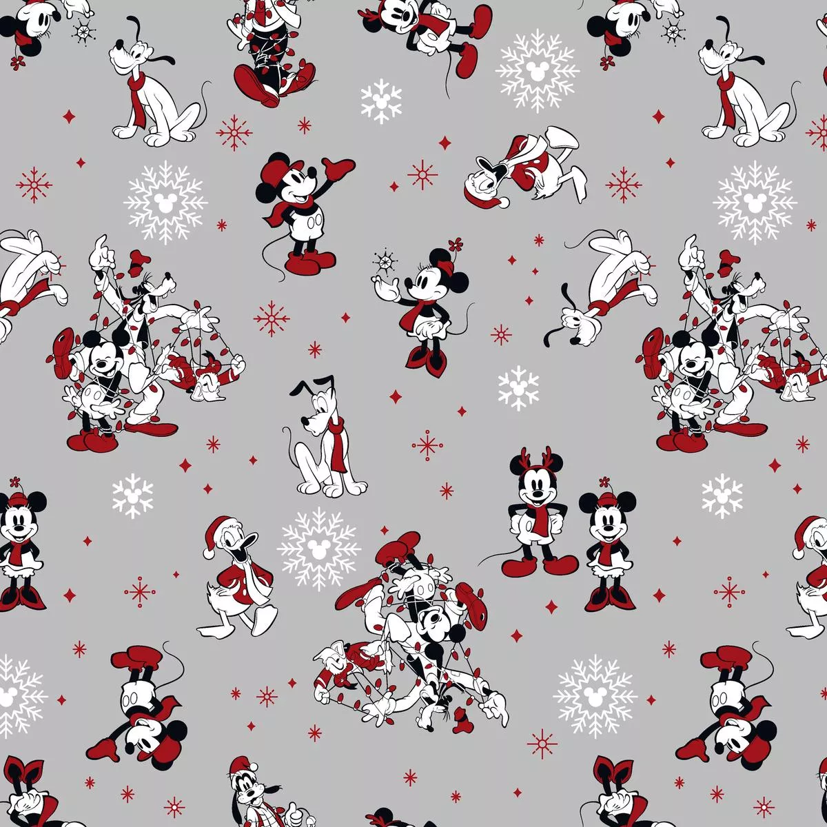 disney-mickey-friends-nordic-holiday-pattern-grey Disney Mickey & Friends Nordic Holiday Pattern Grey