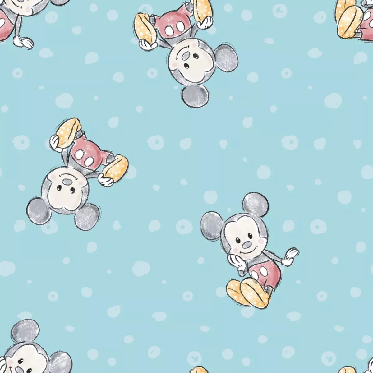 disney-mickey-mouse-baby-spots-fabric Disney Mickey Mouse Baby Spots Fabric