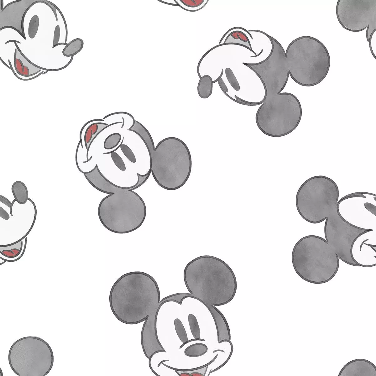 disney-mickey-mouse-vintage-faces-fabric Disney Mickey Mouse Vintage Faces Fabric