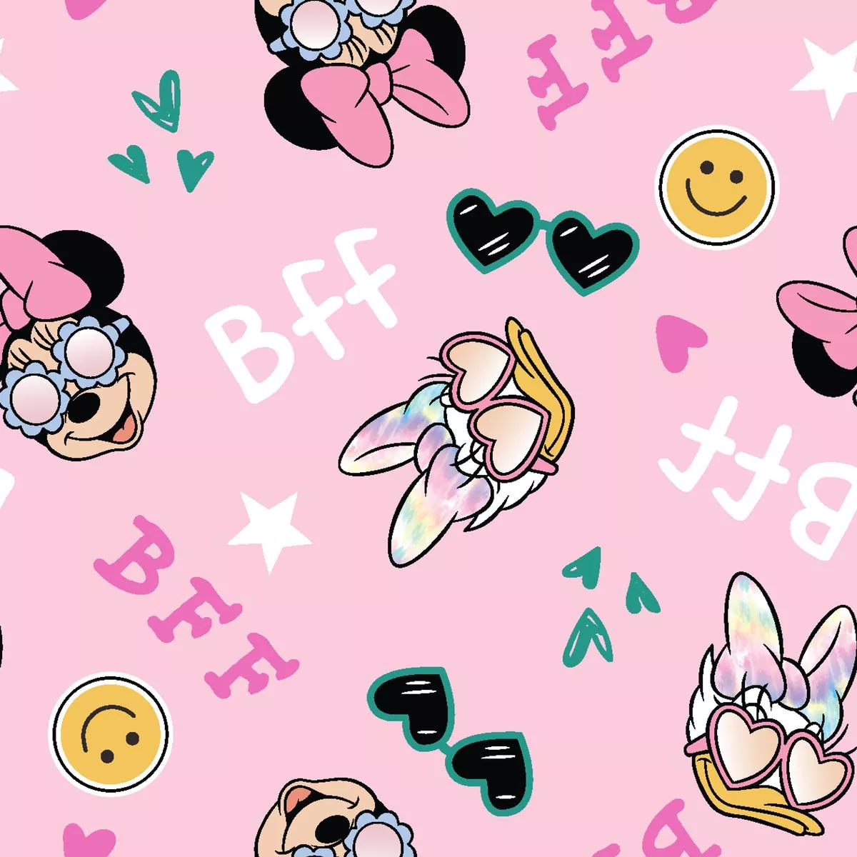 disney-minnie-mouse-best-friends-forever-fabric Disney Minnie Mouse Best Friends Forever Fabric