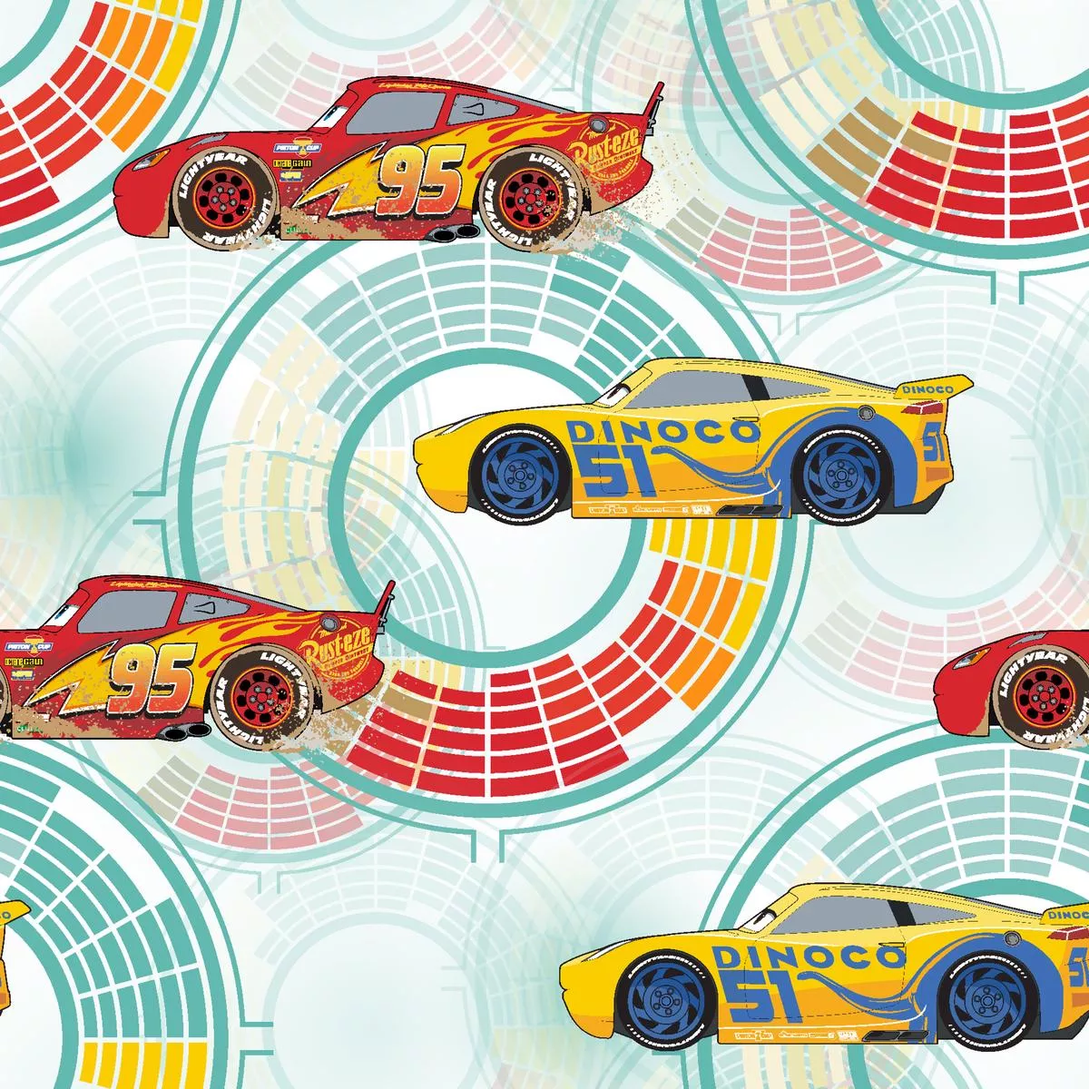 disney-pixar-cars-need-speed-fabric Disney Pixar Cars Need for Speed Fabric