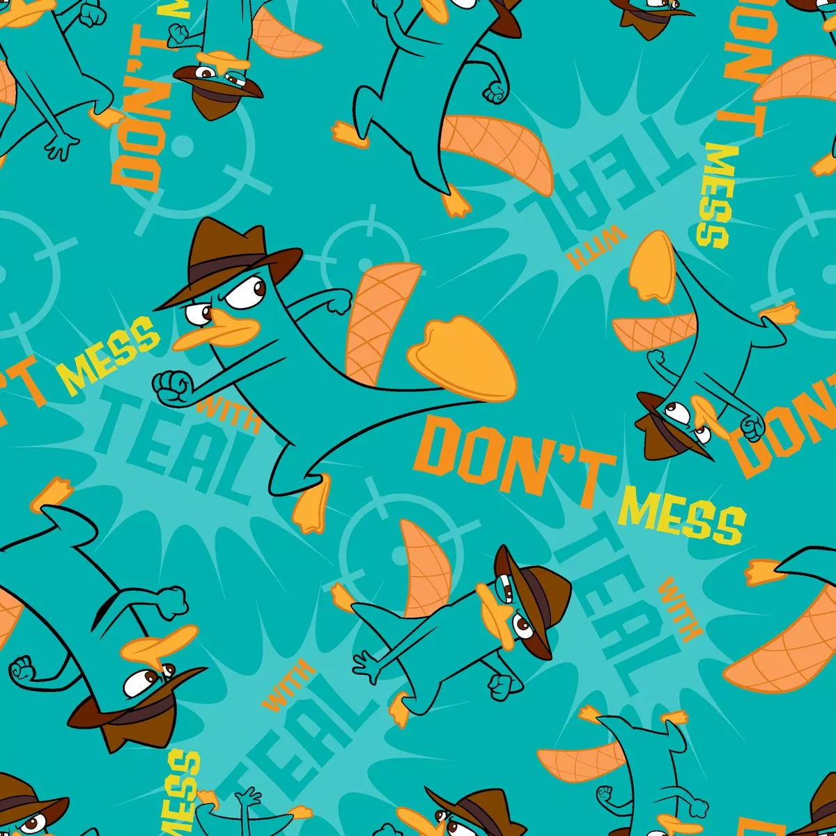 Disney’s Phineas & Ferb Don’t Mess With Perry Fabric
