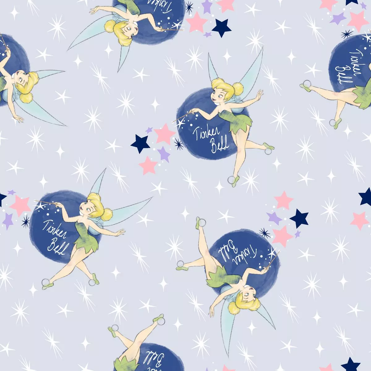 disney-tinker-bell-celestial-dream-fabric Disney Tinker Bell Celestial Dream Fabric