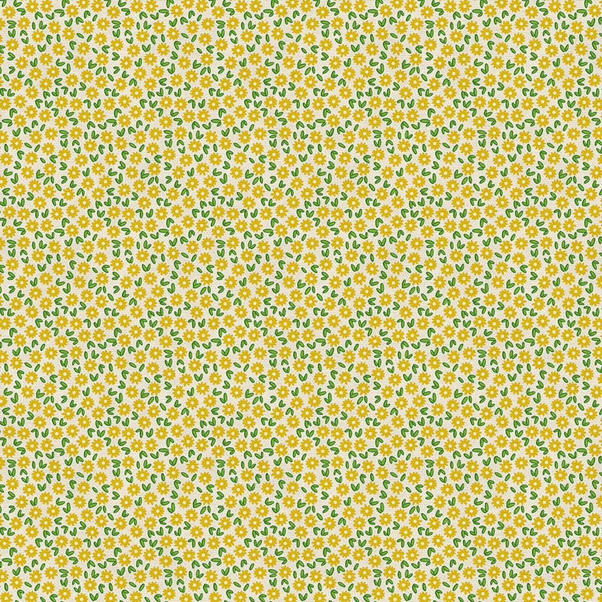 ditsy-daisy-yellow-rayon-challis Ditsy Daisy – Yellow – Rayon Challis