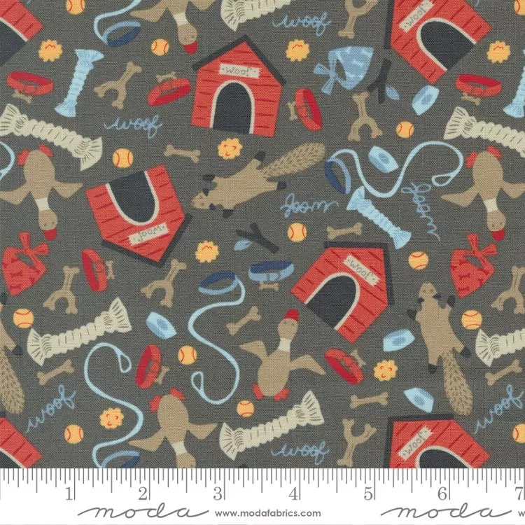 Dog Daze Toss Print