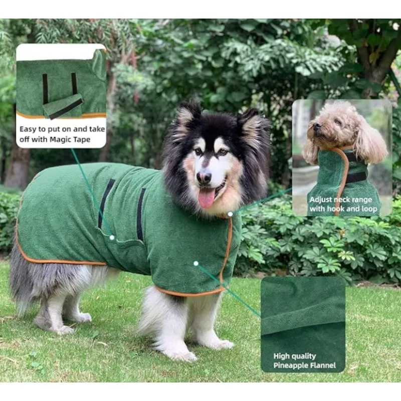Dog Robe (Velcro) + Waterproof Blanket